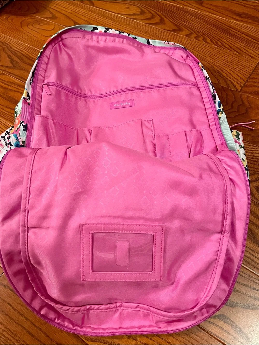 Vera Bradley  Wildflower Paisley Floral Print Backpack with Multicolor Accent